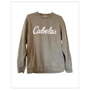 Gently Worn CABELA'S Sweatshirt Hunter Green Size M (BB0218)